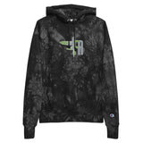 Hippie Unisex Champion tie-dye hoodie