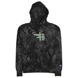Hippie Unisex Champion tie-dye hoodie