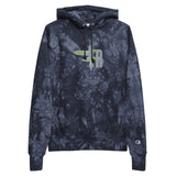 Hippie Unisex Champion tie-dye hoodie
