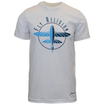 white fishing t-shirt